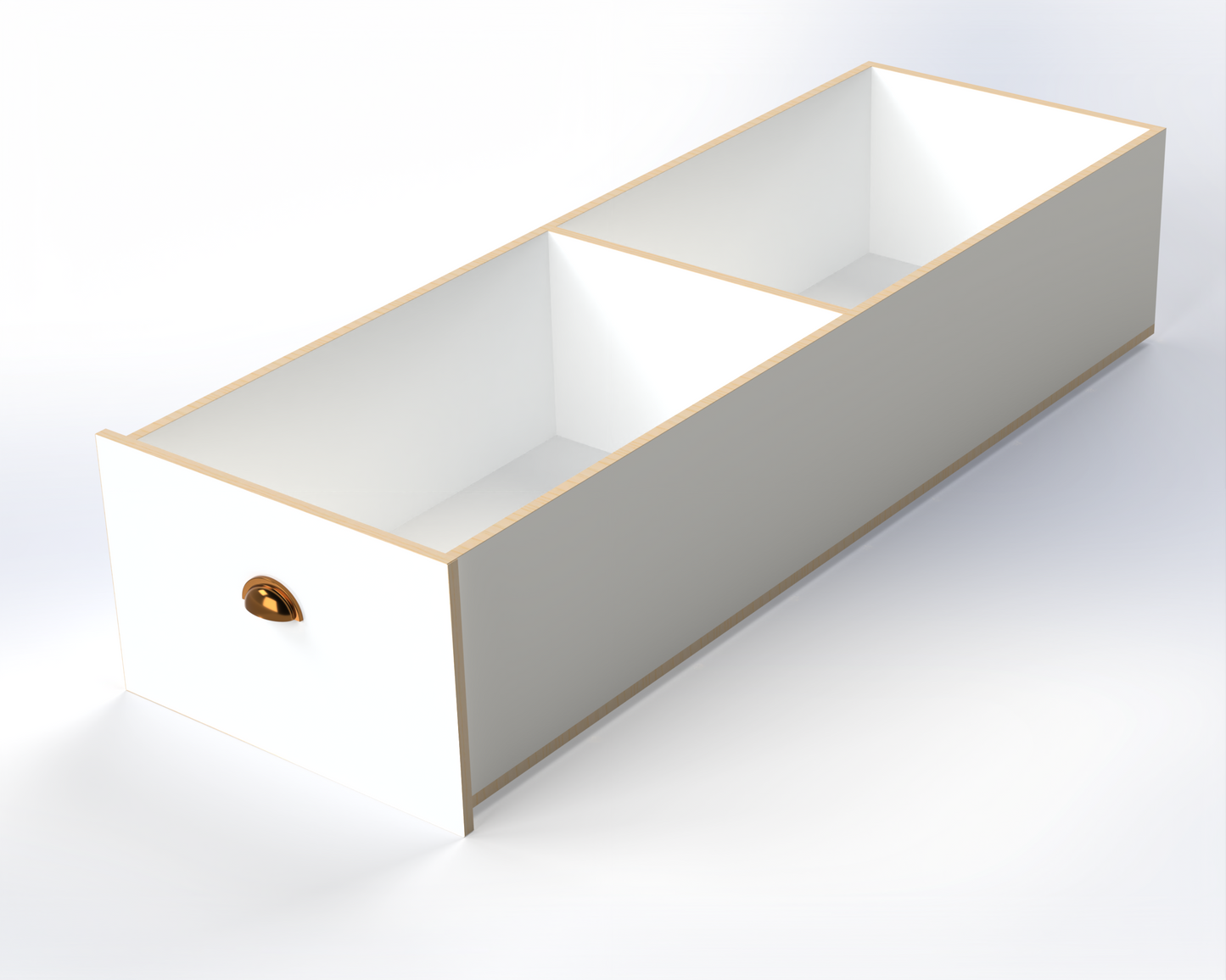 vanlife build bedframe storage