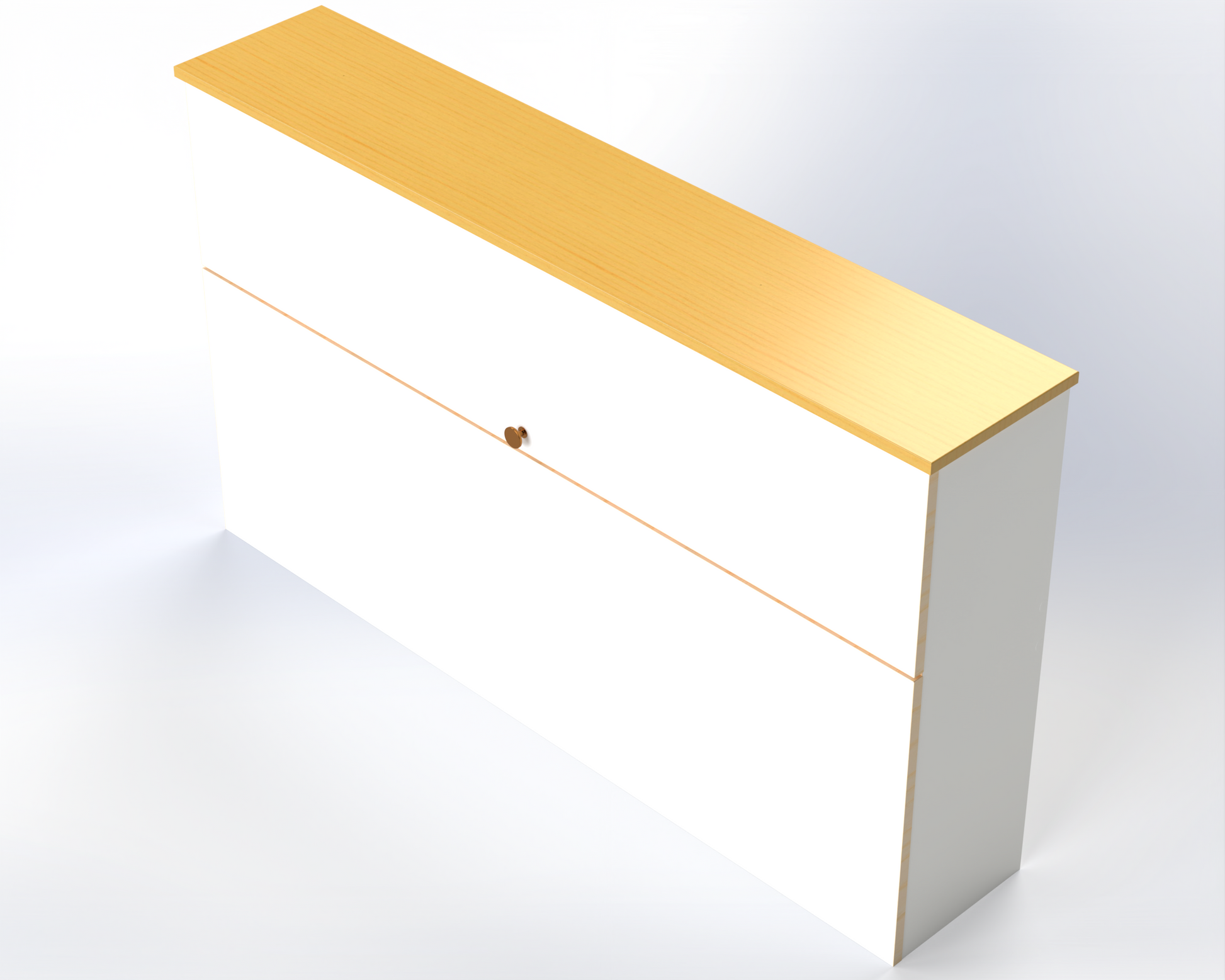 Medium-height storage units for campervan conversion kits