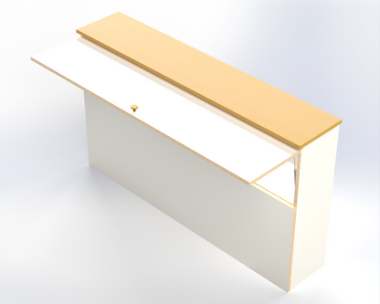 Medium-height storage furniture for campervan conversion kits, modular campervan cabinetry