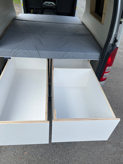 bed frame for van conversion Toyota Hiace 